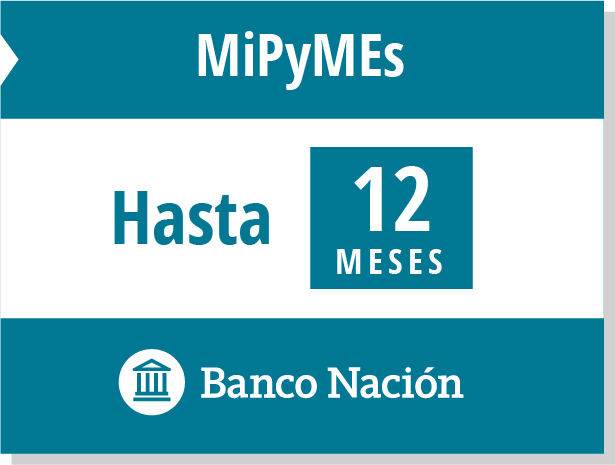 MiPyMEs de Banco Nación hasta en 12 meses!